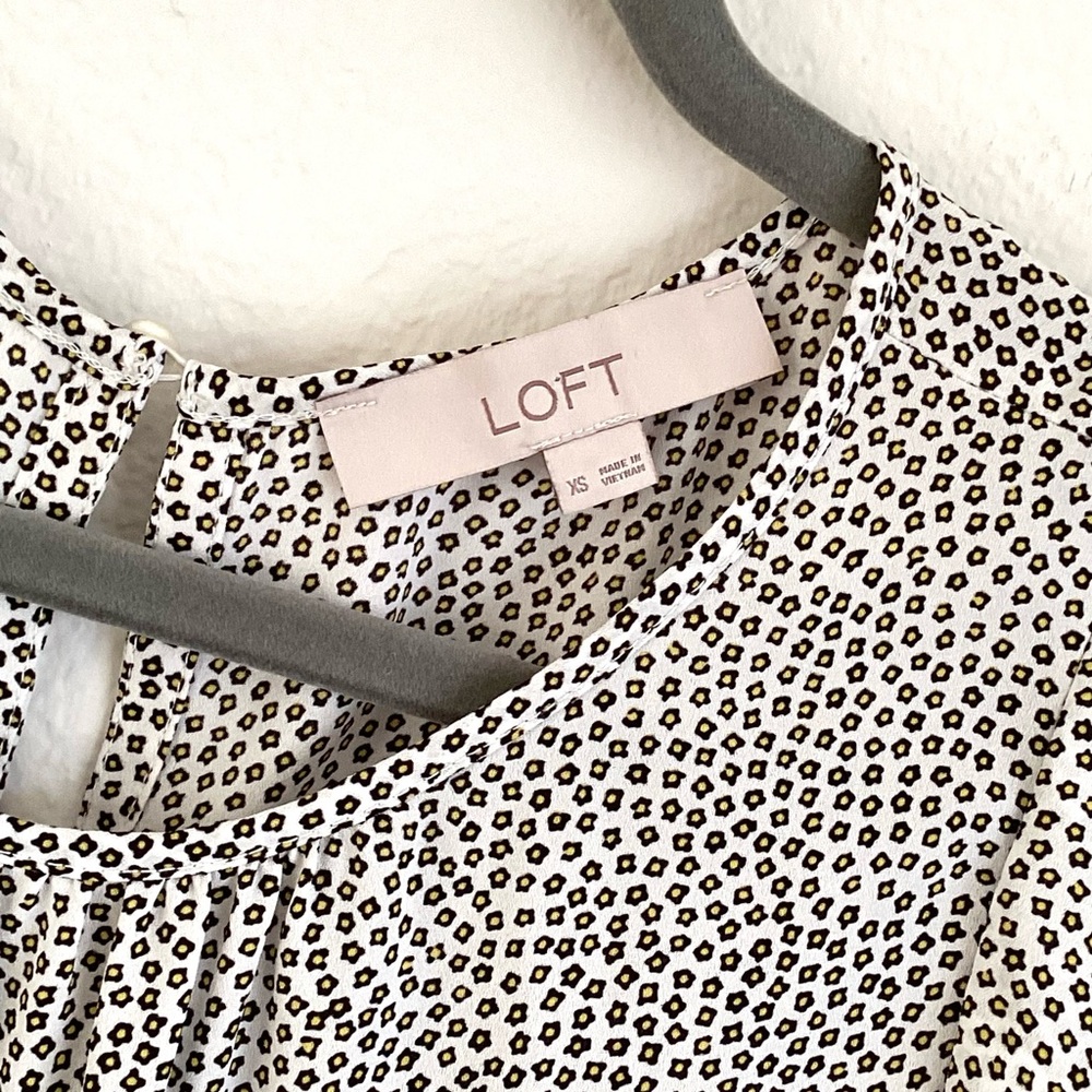 \Loft\ Tiny Florals Top - image 7